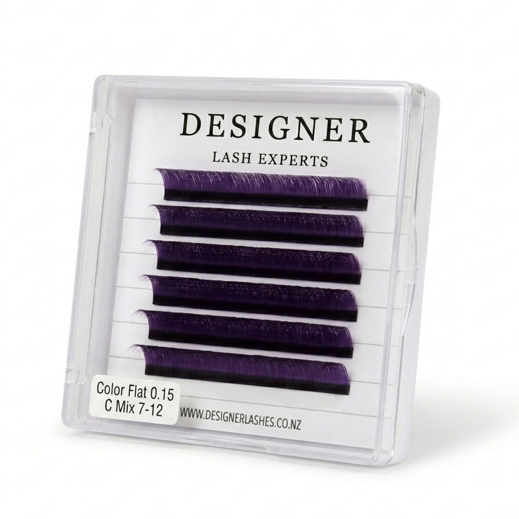 Flat Coloured Lashes